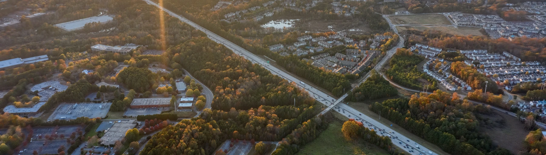 Traffic on a highway